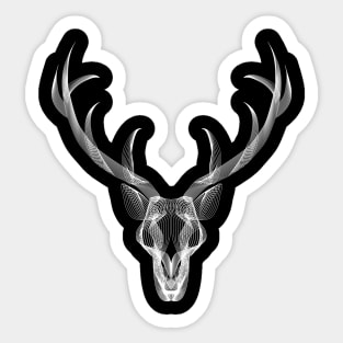 Dramabite Linear deer stag Sticker